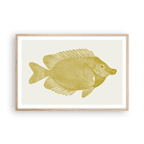Póster en marco roble claro - No recuerdo quién eras - 91x61 cm