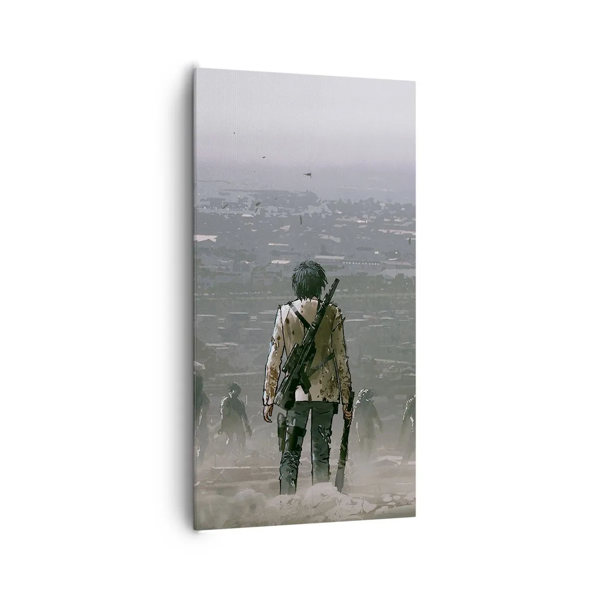 Cuadro sobre lienzo - Impresión de Imagen - Soy leyenda - 65x120 cm