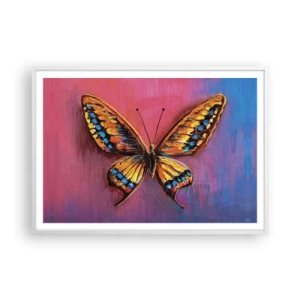 Póster en marco blanco - Una joya de la naturaleza - 100x70 cm