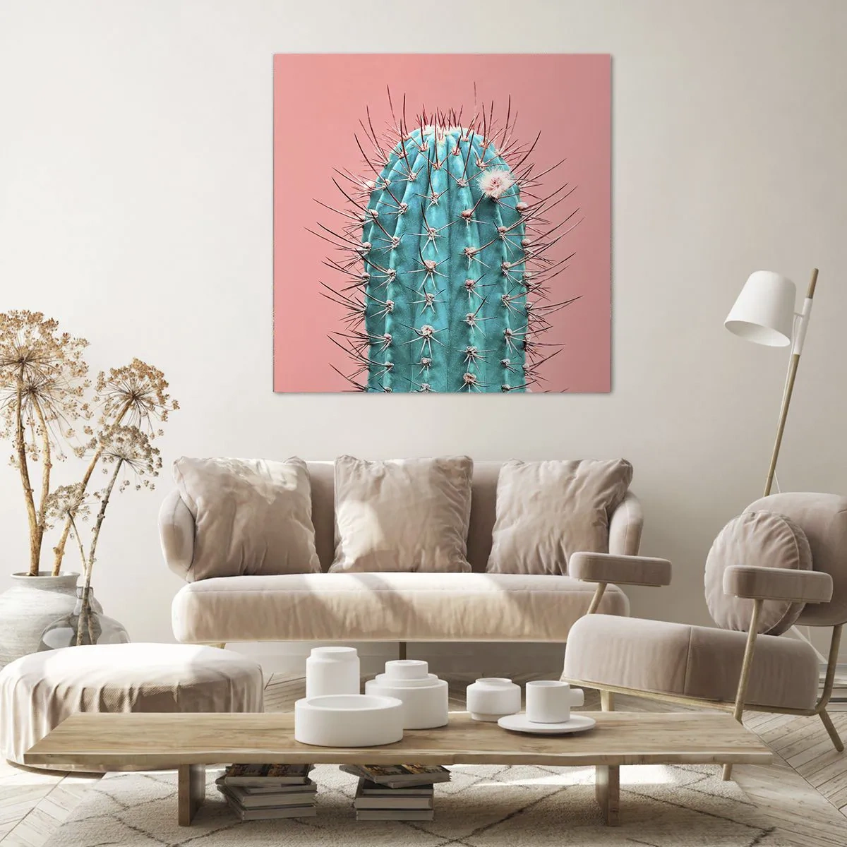 Cuadro sobre lienzo - Impresión de Imagen - Se mira, pero no se toca - 70x70 cm