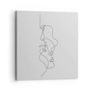 Cuadro sobre lienzo - Impresión de Imagen - El calor de los deseos lúgubres - 70x70 cm