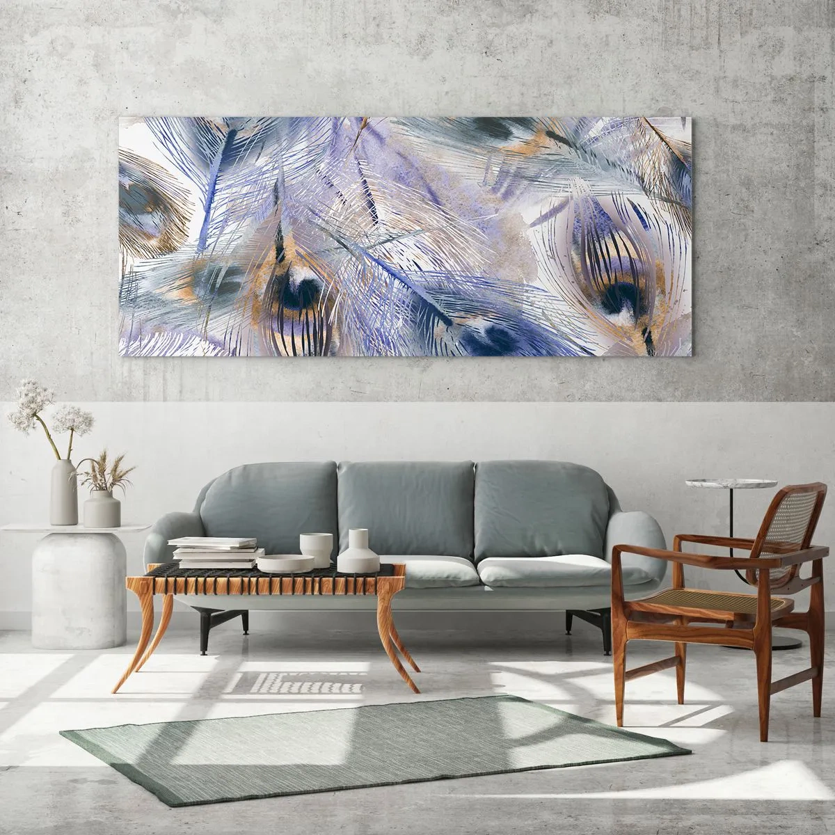 Cuadro sobre vidrio - Impresiones sobre Vidrio - Composición - 100x40 cm