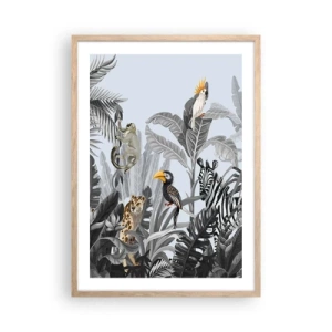 Póster en marco roble claro - Un cuento de hadas africano - 50x70 cm