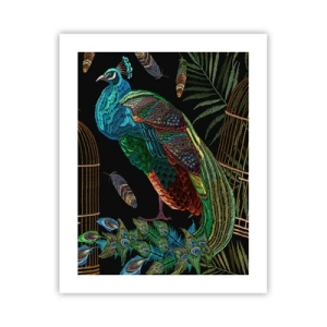 Póster - Con plumajes reales - 40x50 cm