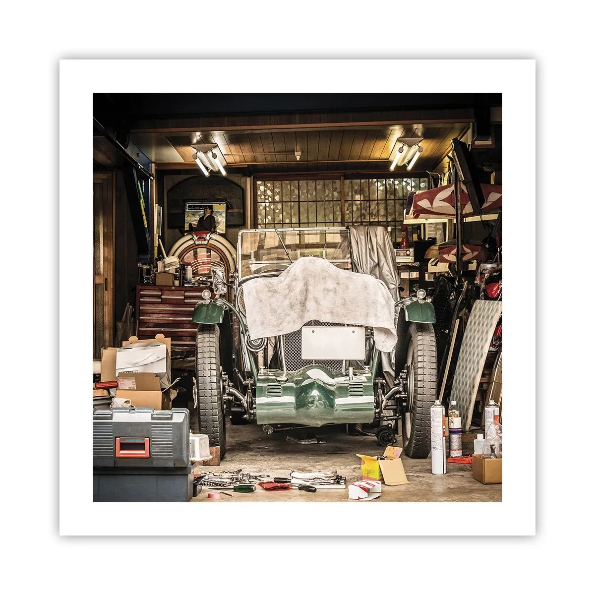 Póster - Volver al pasado - 50x50 cm