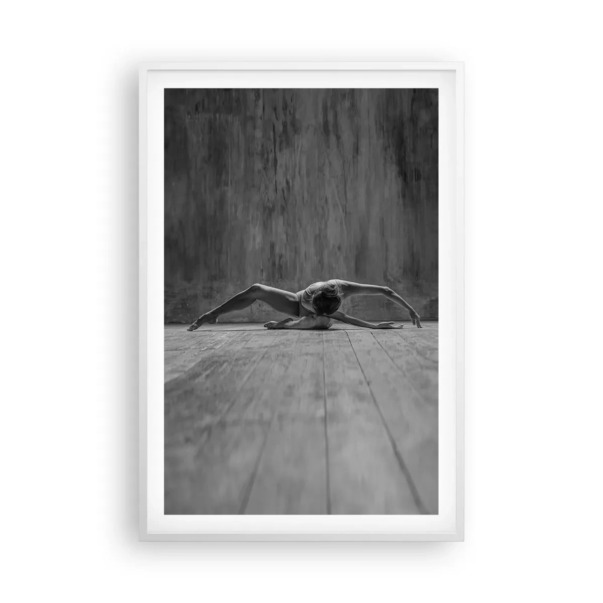 Póster en marco blanco - Simetría encontrada - 61x91 cm