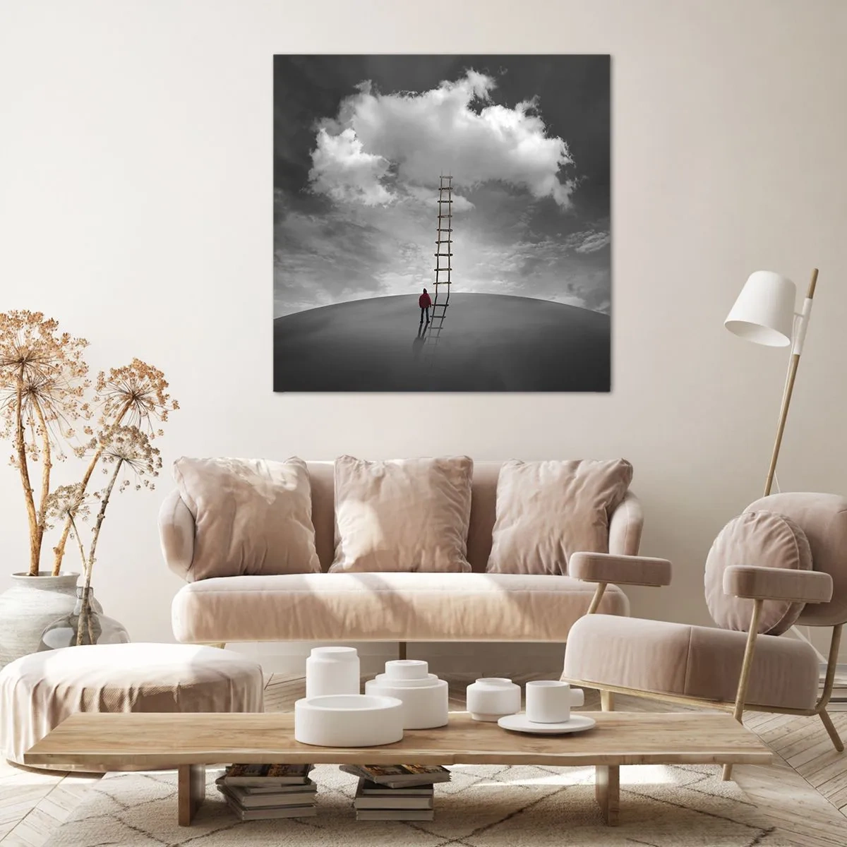 Cuadro sobre lienzo - Impresión de Imagen - Todo es posible - 60x60 cm