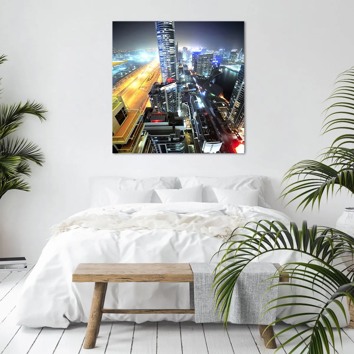 Cuadro sobre lienzo - Impresión de Imagen - Un milagro en el desierto - 50x50 cm