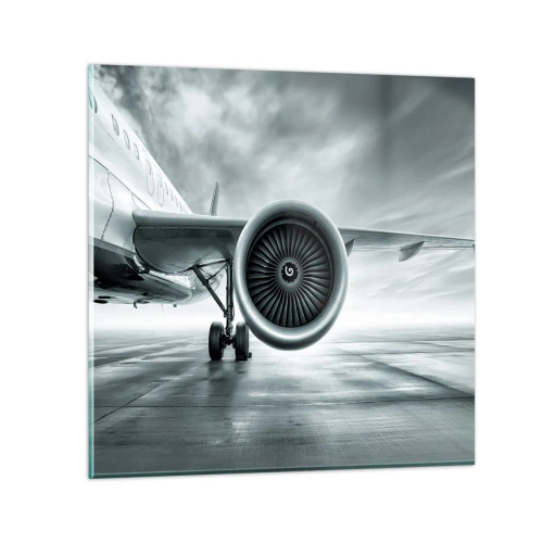 Cuadro sobre vidrio - Impresiones sobre Vidrio - Hay poder - 30x30 cm