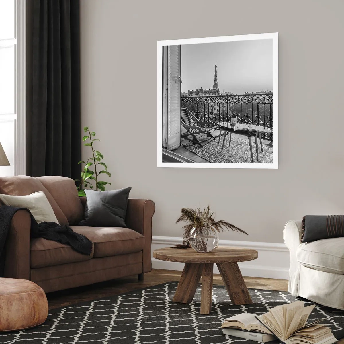 Póster - Una tarde parisina - 60x60 cm