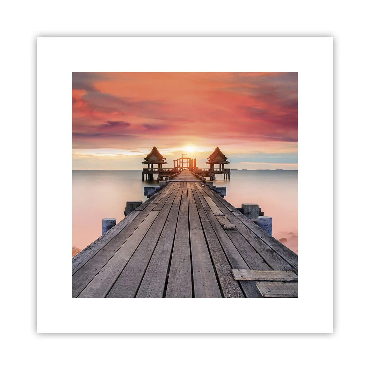 Póster - De este a oeste - 30x30 cm