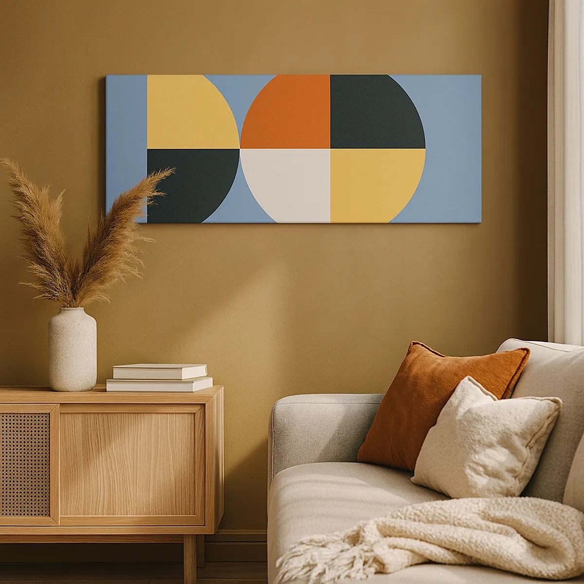 Cuadro sobre lienzo - Impresión de Imagen - Mira y cuenta - 30x30 cm