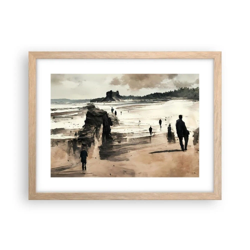 Póster en marco roble claro - Un sueño evocado - 40x30 cm