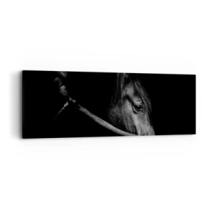 Cuadro sobre lienzo - Impresión de Imagen - Príncipe negro - 90x30 cm