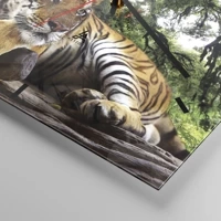 Esfera sin numeración, con rayas