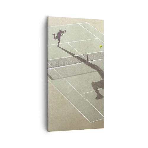 Cuadro sobre lienzo - Impresión de Imagen - Véncete a ti mismo - 55x100 cm