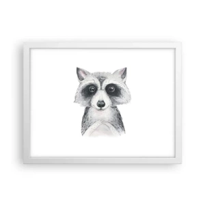 Póster en marco blanco - Un momento para la emoción - 40x30 cm