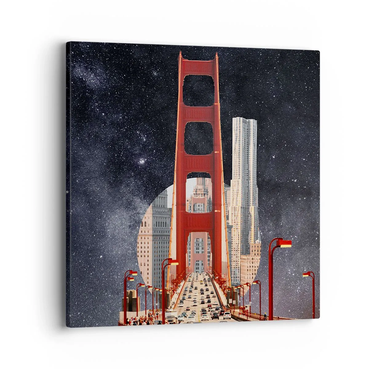 Cuadro sobre lienzo - Impresión de Imagen - Siempre en el centro - 40x40 cm