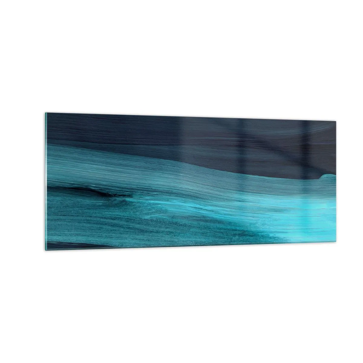 Cuadro sobre vidrio - Impresiones sobre Vidrio - Nadar con la corriente - 100x40 cm