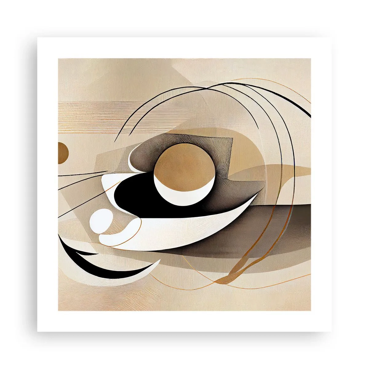 Póster - Composición: la esencia de las cosas - 50x50 cm