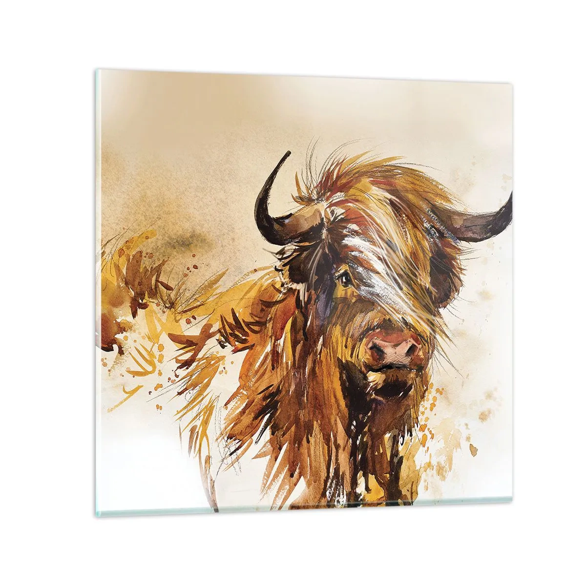 Cuadro sobre vidrio - Impresiones sobre Vidrio - El orgullo del líder - 60x60 cm