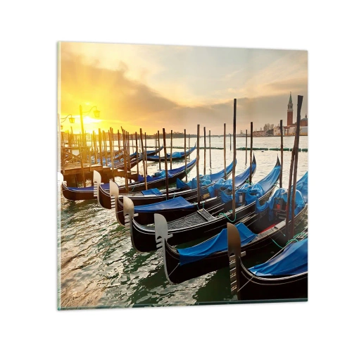 Cuadro sobre vidrio - Impresiones sobre Vidrio - Antes de que llegue la tormenta - 70x70 cm