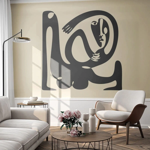Fotomural Autadhesivo Deluxe Sticker - Casi Picasso - Abstracción, Pedazo, Gráficos - 300x210 cm