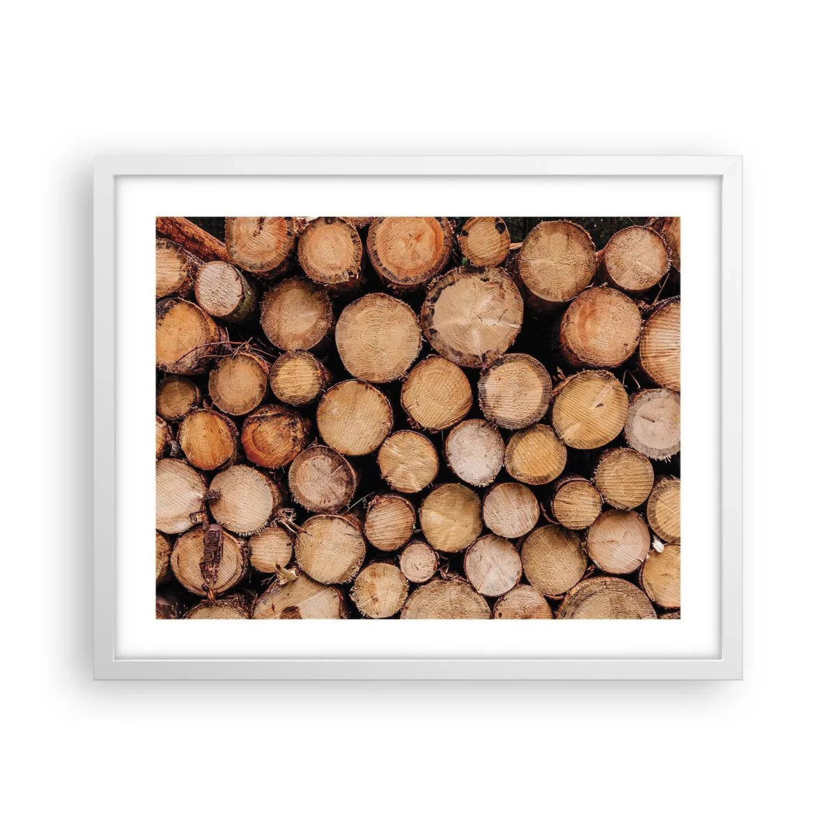 Póster en marco blanco - Un nuevo comienzo - 50x40 cm