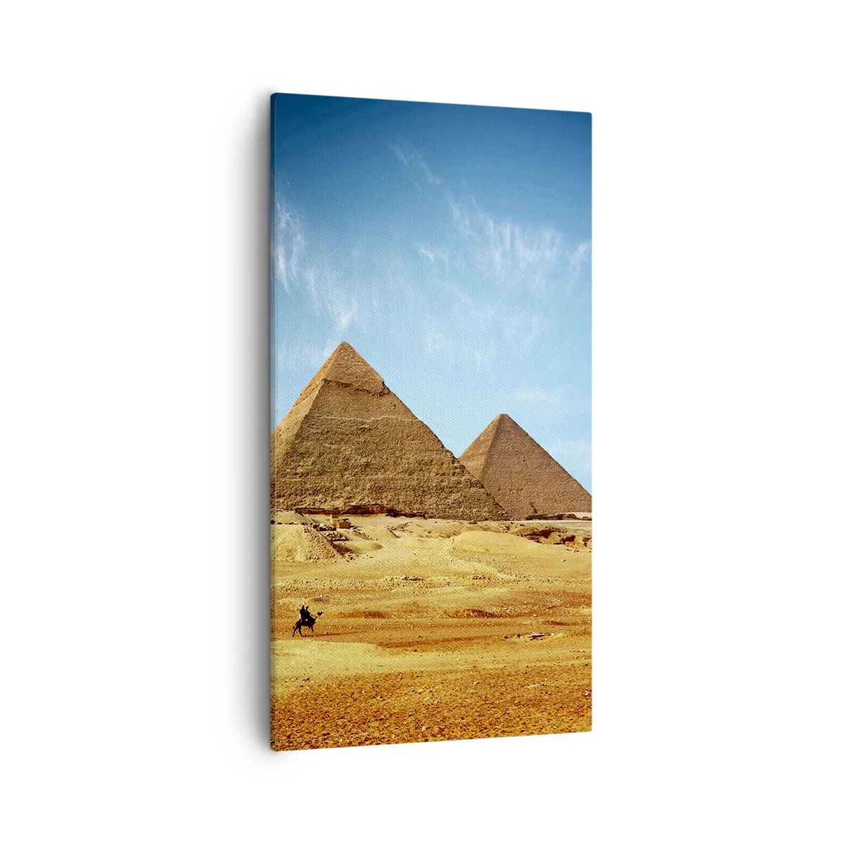 Cuadro sobre lienzo - Impresión de Imagen - 40 siglos te observan - 55x100 cm