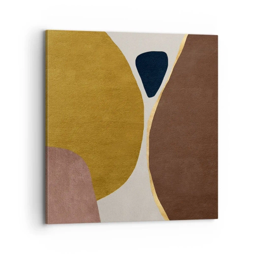 Cuadro sobre lienzo - Impresión de Imagen - Abstracción - un lugar en el espacio - 70x70 cm