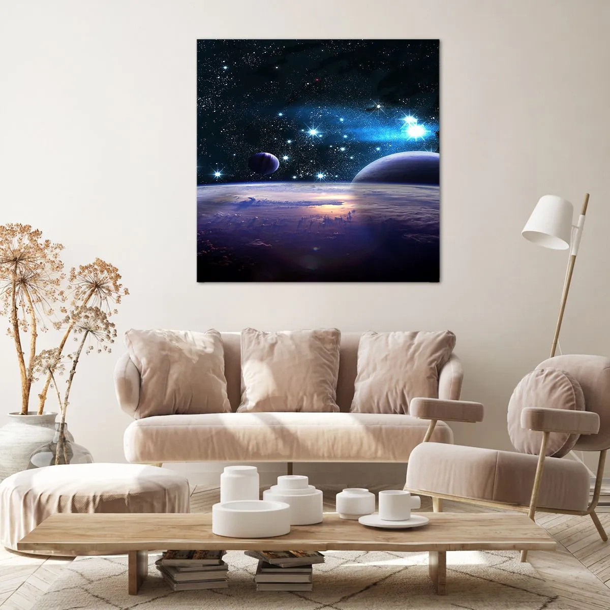 Cuadro sobre lienzo - Impresión de Imagen - ¿Sigues solo? - 30x30 cm