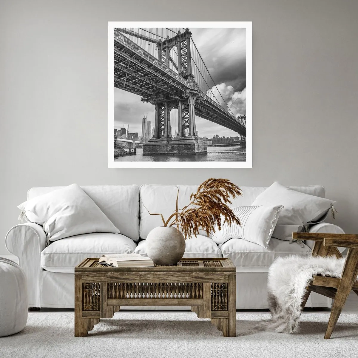 Póster - Al corazón de la ciudad - 40x40 cm