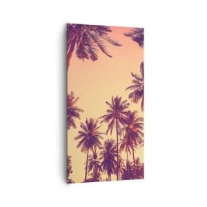 Cuadro sobre lienzo - Impresión de Imagen - Variante tropical - 65x120 cm
