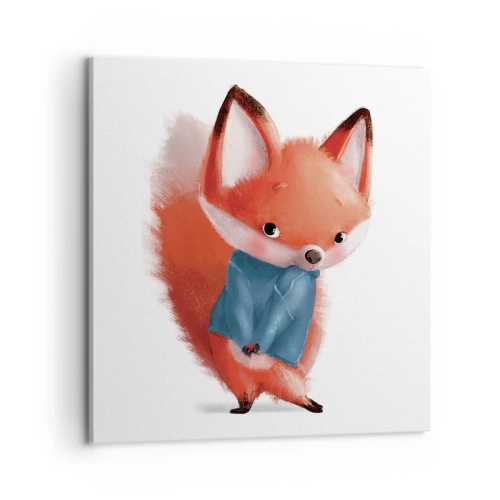 Cuadro sobre lienzo - Impresión de Imagen - ¿Me veo bien con esto? - 60x60 cm