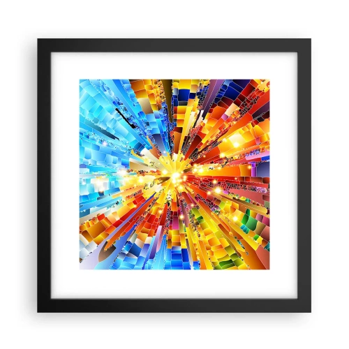 Póster en marco negro - In medias res - 30x30 cm