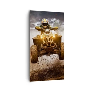 Cuadro sobre lienzo - Impresión de Imagen - Sin riesgo no hay diversión - 65x120 cm