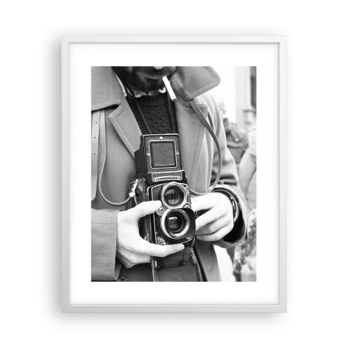 Póster en marco blanco - En estilo retro - 40x50 cm