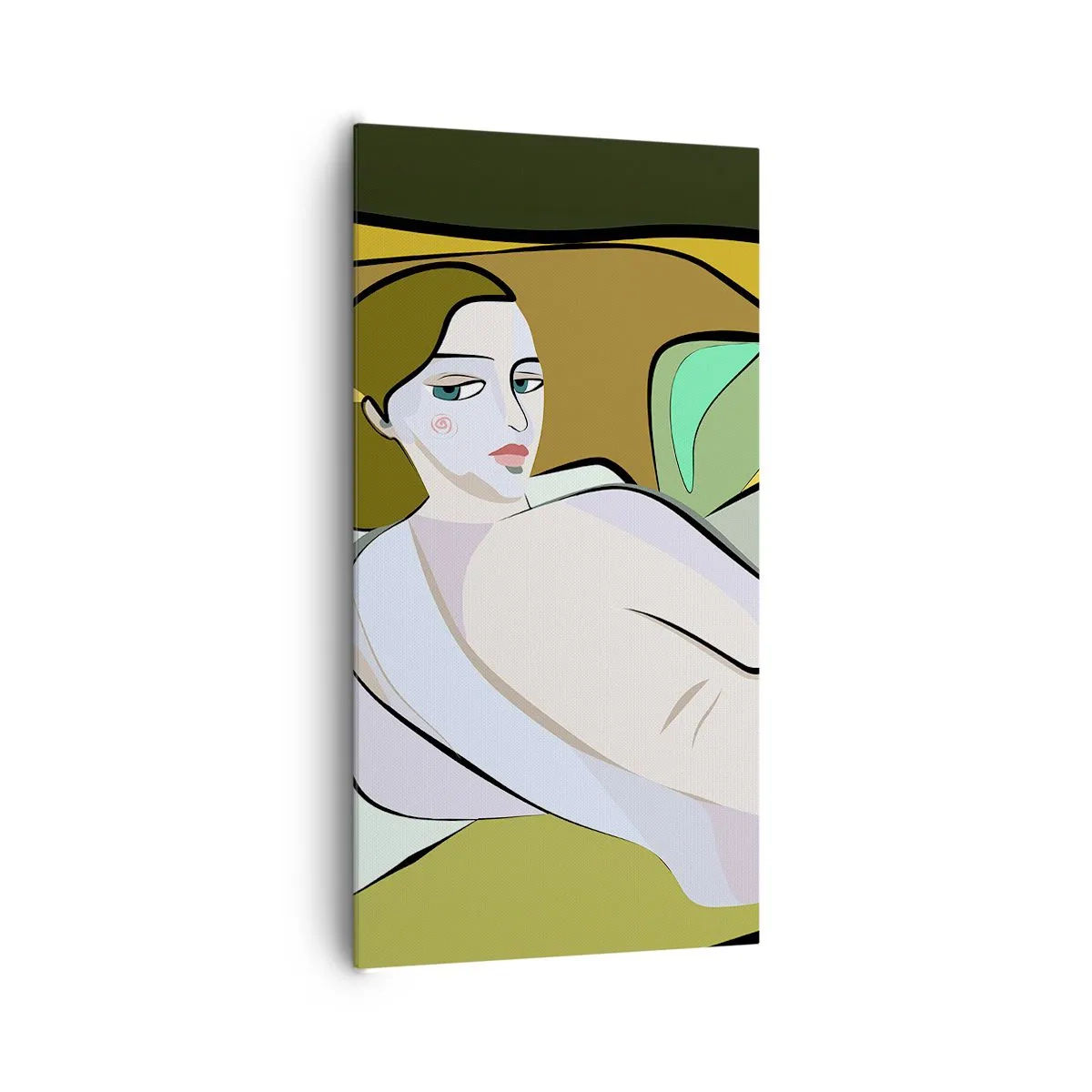 Cuadro sobre lienzo - Impresión de Imagen - Retrato íntimo - 65x120 cm