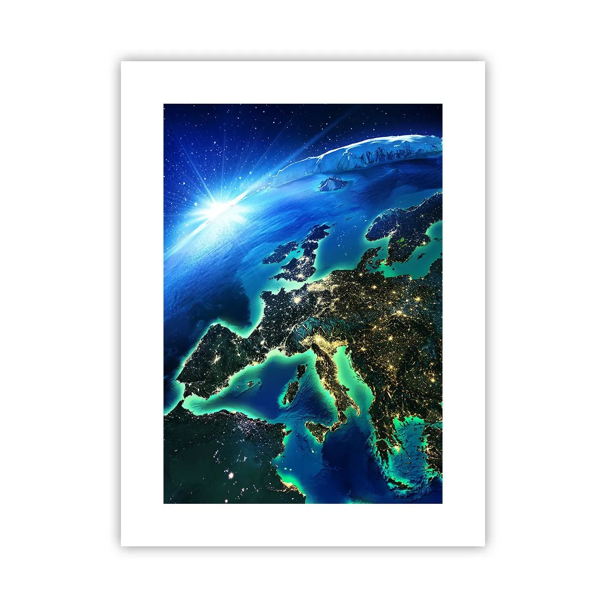 Póster - Una Europa resplandeciente - 30x40 cm