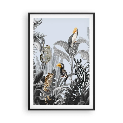 Póster en marco negro - Un cuento de hadas africano - 61x91 cm