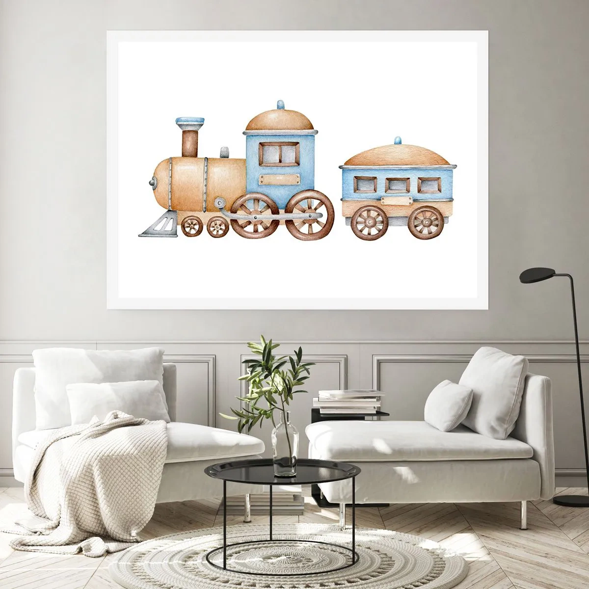 Póster - De pie en la estación... - 70x50 cm