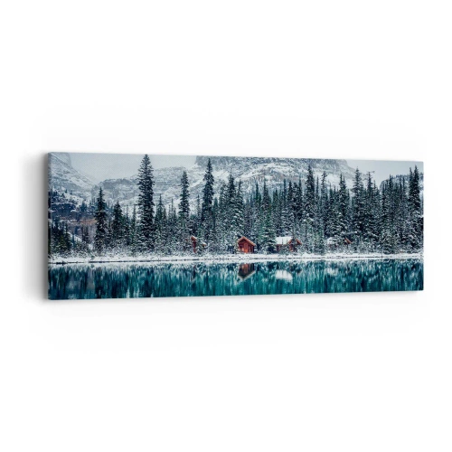 Cuadro sobre lienzo - Impresión de Imagen - Retiro canadiense - 90x30 cm