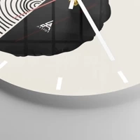 Esfera sin numeración, con rayas