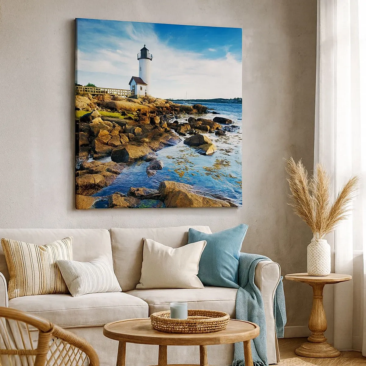 Cuadro sobre lienzo - Impresión de Imagen - Esperando vuestro regreso - 30x30 cm