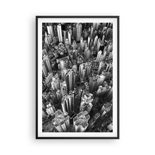 Póster en marco negro - Cada vez más alto - 61x91 cm