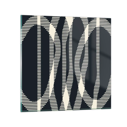 Cuadro sobre vidrio - Impresiones sobre Vidrio - Un intento de romper la oscuridad - 40x40 cm