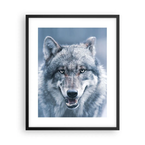 Póster en marco negro - ¿Aceptarás el reto? - 40x50 cm