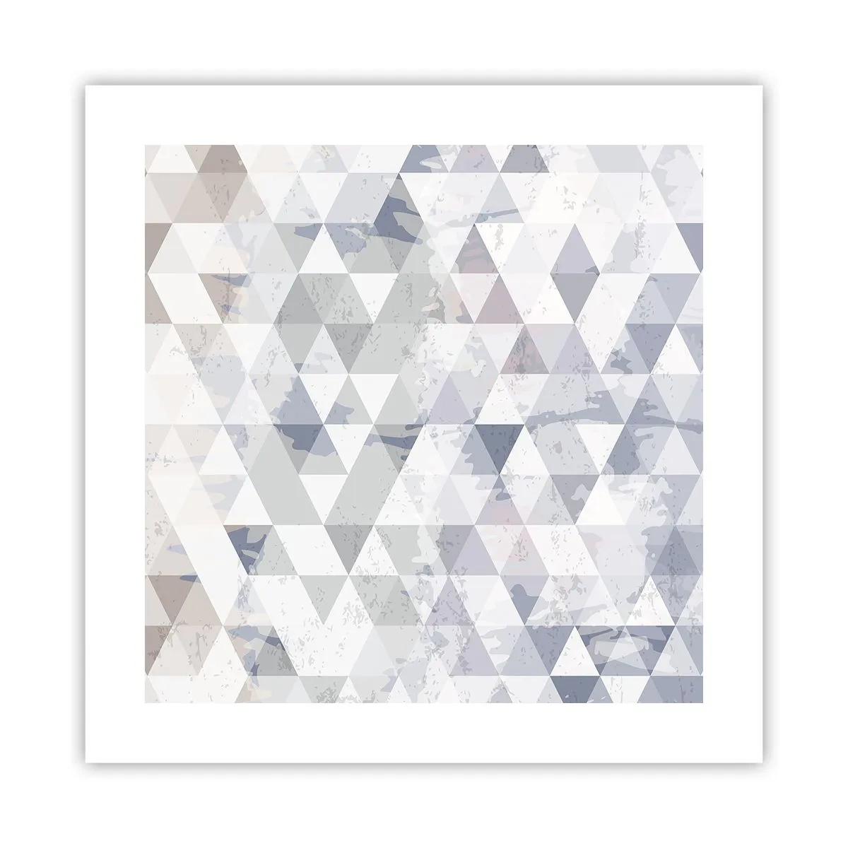 Póster - A ritmo de triángulo - 40x40 cm