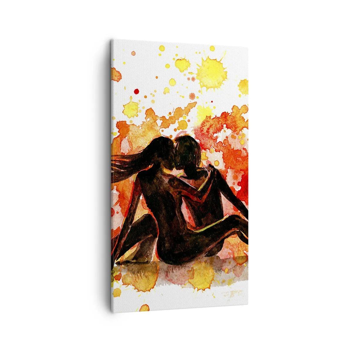 Cuadro sobre lienzo - Impresión de Imagen - Momento romántico - 45x80 cm