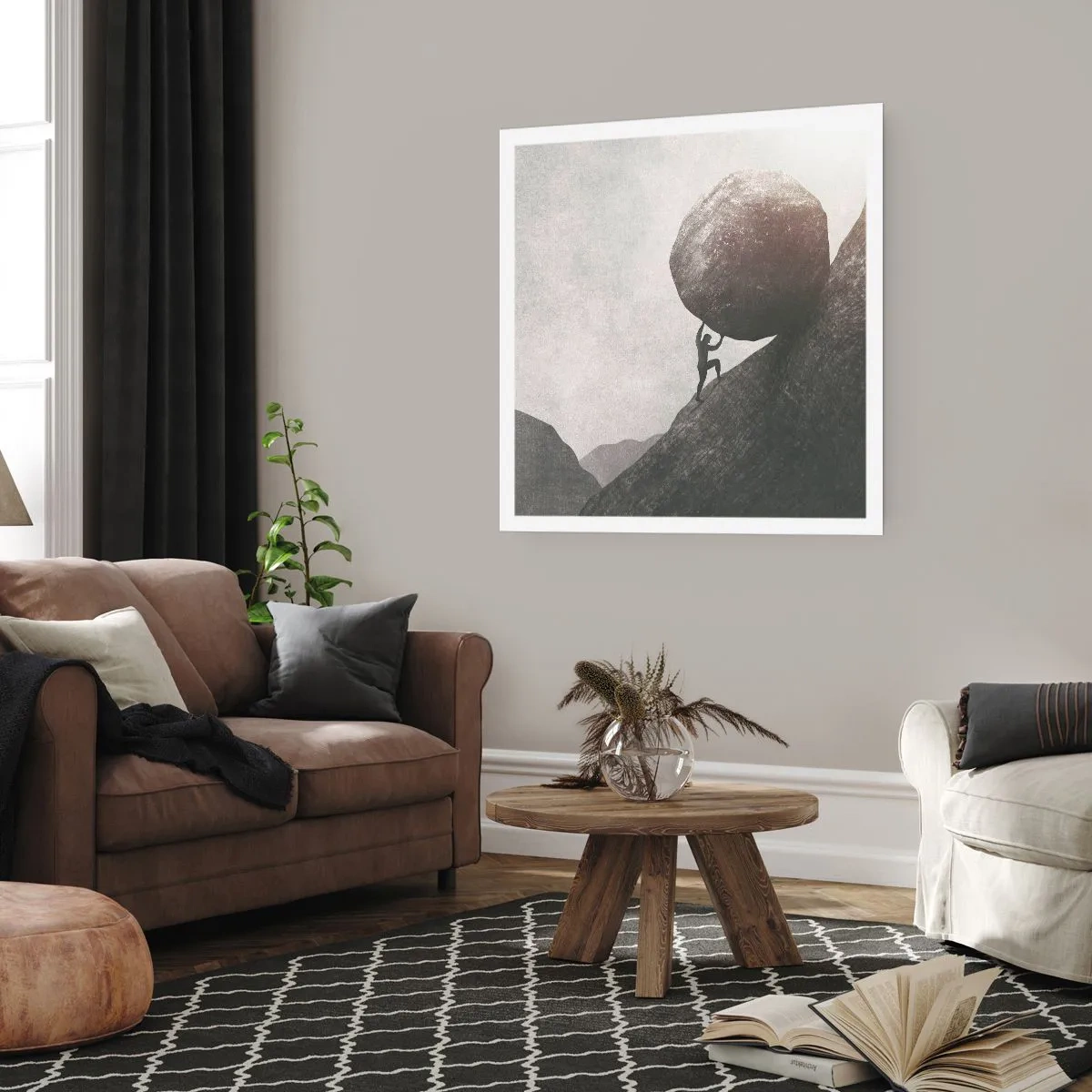 Póster - Creo, contra toda esperanza - 40x40 cm